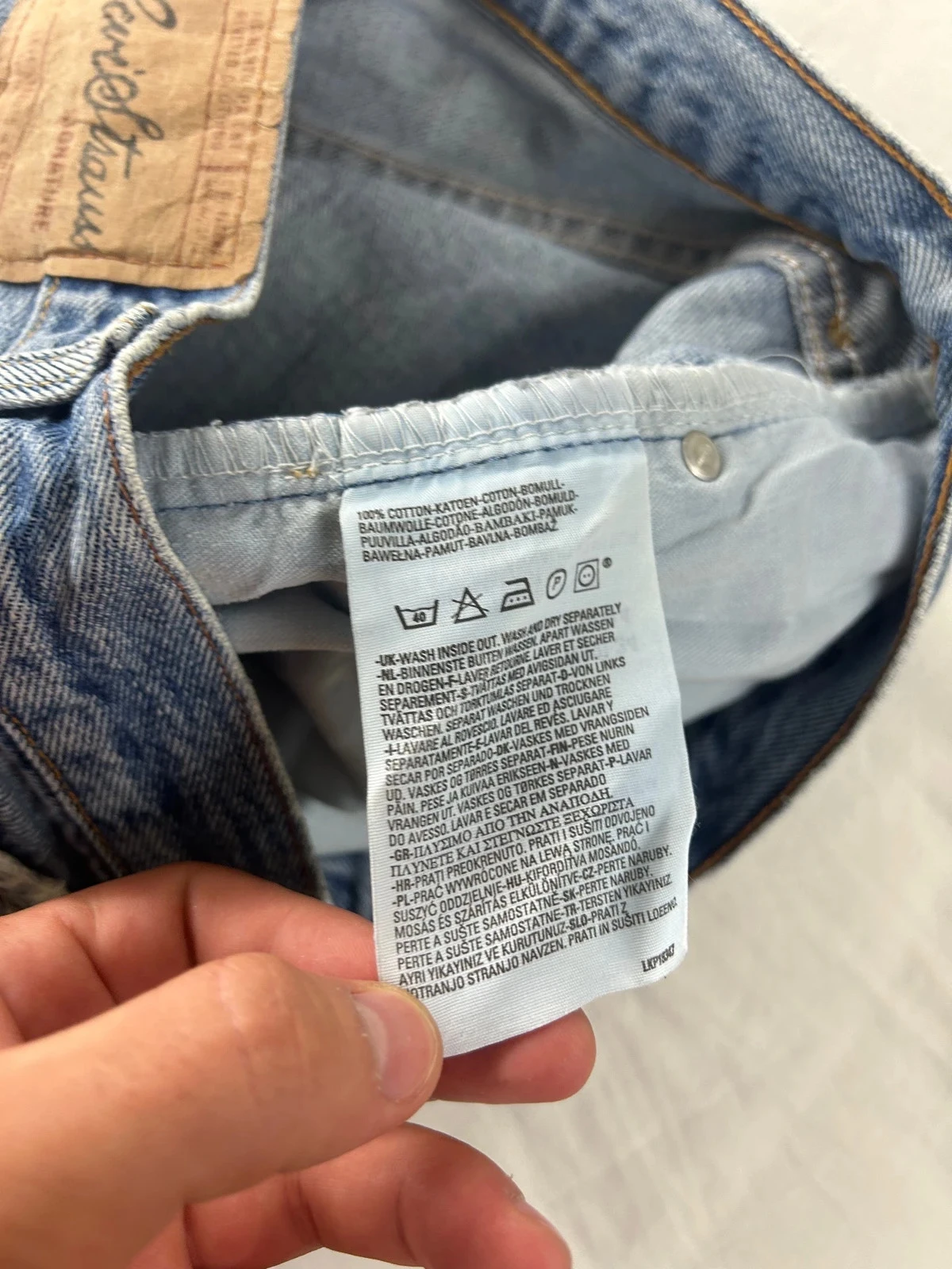 Lichte blauwe rechte jeans signature levi´s strauss w32 l34 – photo 15